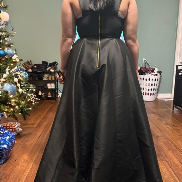 Calvin Klein Black High Low Dress - Picture 3 of 3